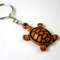 

Yb18 imitation Taomu small turtle key pendant