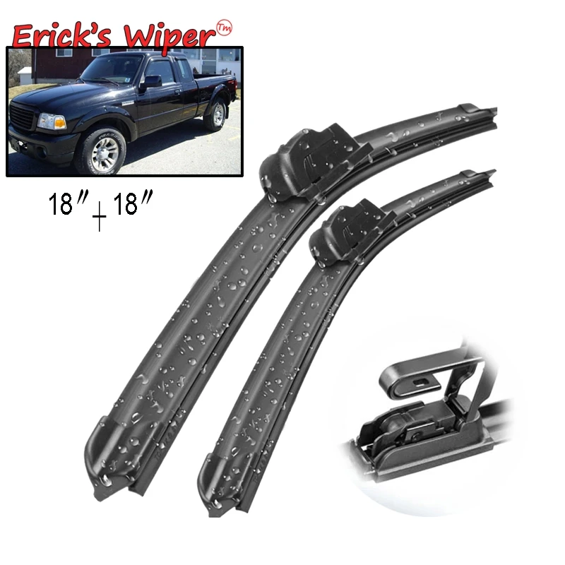 

Erick's Wiper Front Wiper Blades For Ford Ranger MK2 MK3 1993-2010 Windshield Windscreen Front Window 18"+18"