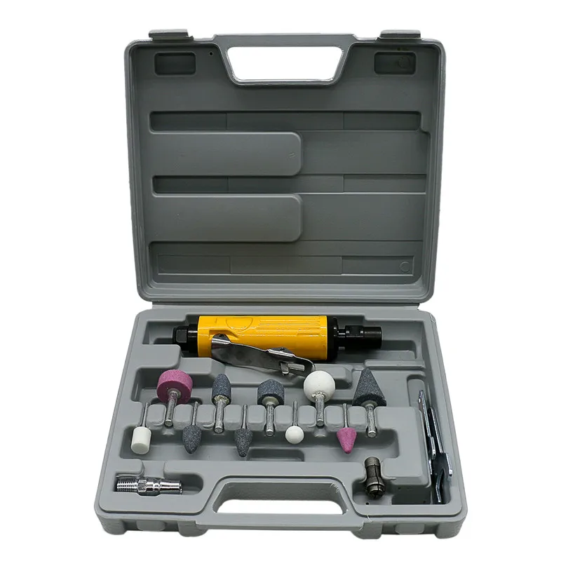 Buy 1/4" 1/8" High Power Air Die Grinder Polisher Kit