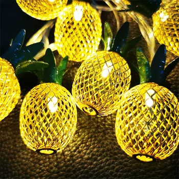 

3M Pineapple LED Night lights String Fairy Light 10/20 Lanterns String Lamp for New Year Christmas Valentines Wedding Decoration
