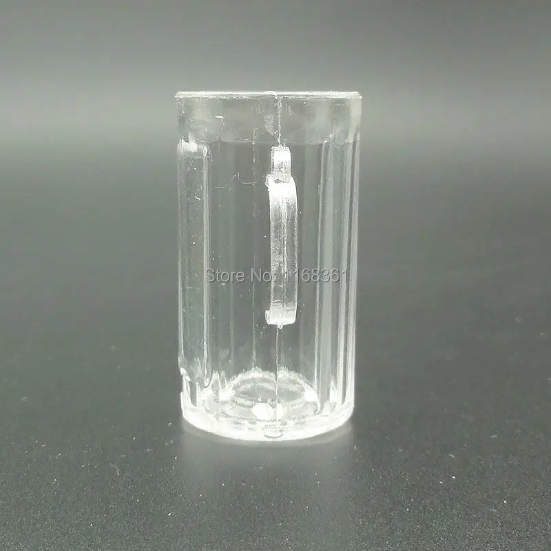 

5pcs/lot Clear drinking cup imitation PVC Plastic glass 37mm Artificial Parfait Cups Miniature Food Deco Part A012-3