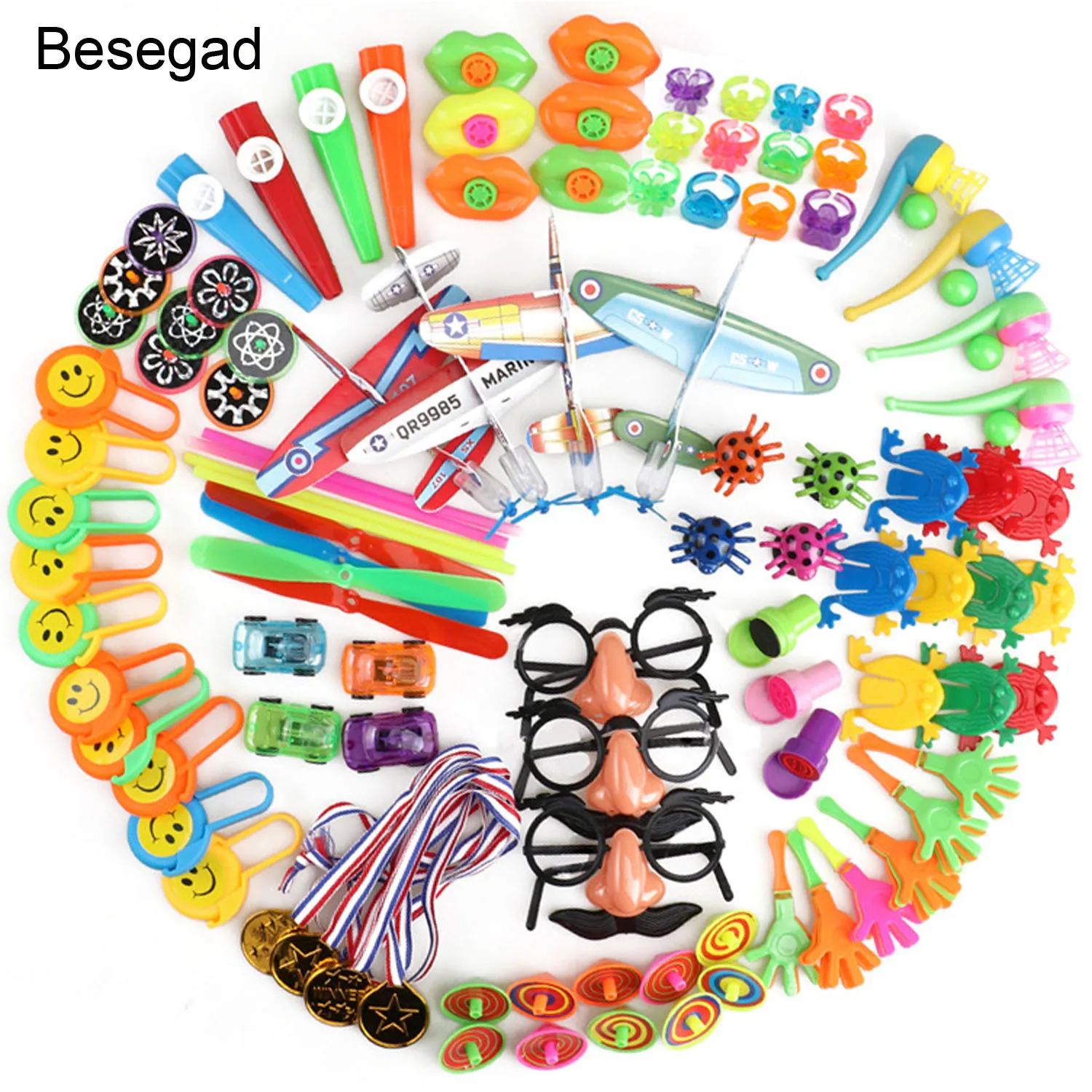 100Pcs Assorted Style Kids Children Favor Prizes Rewards Glasses