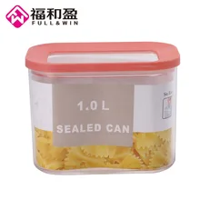 Высококачественный плотный прозрачный герметичный контейнер для кухни, еды, свежего цельного зерна, запечатанные банки, коробка для хранения с двумя разными размерами