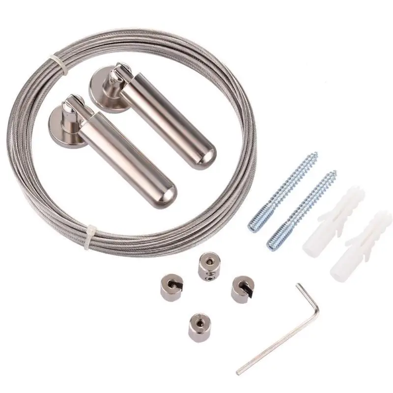 

Locking Buckle Set High quality Stainless Steel Tension Rope Electric drill Curtain Pincer Clips Net