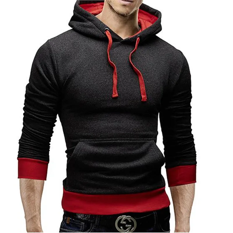 BDLJ 2017 New Mens Hoodies and Sweatshirts Set head round collar Hooded