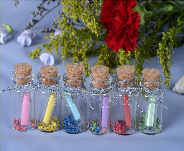 50 шт. 30x60x17 мм 25 мл пустые декоративные стеклянные бутылки для рукоделия маленькие стеклянные бутылки с пробкой сообщение просвечиваемые флаконы