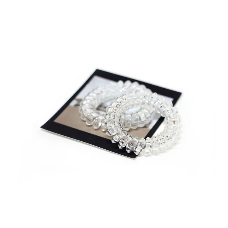 

6 PCS/Pcak Accessories For Women 5.5CM Hair Accessories Telephone Wire Line Cord Hair Rope Hair Ring for Girls Headband
