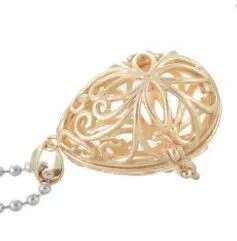 

10pcs Gift For Pregnant Mother Fashion Jewelry Hollow Ball Locket Cage Pendant For DIY Necklace Fit Sounder Ball Fine Accessory