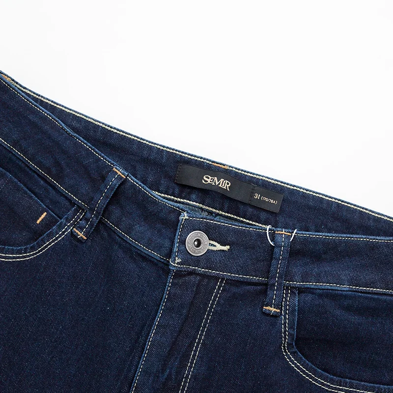 60% OFF SEMIR 2019 Autumn men Jeans Blue Classic Fashion Designer Denim Skinny Jeans men's casual High Quality Slim Fit Trousers