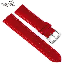 Mais recente Moda Relogio Strap Preto E Café Genuíno Couro De Jacaré Crocodile Grain Watch Band