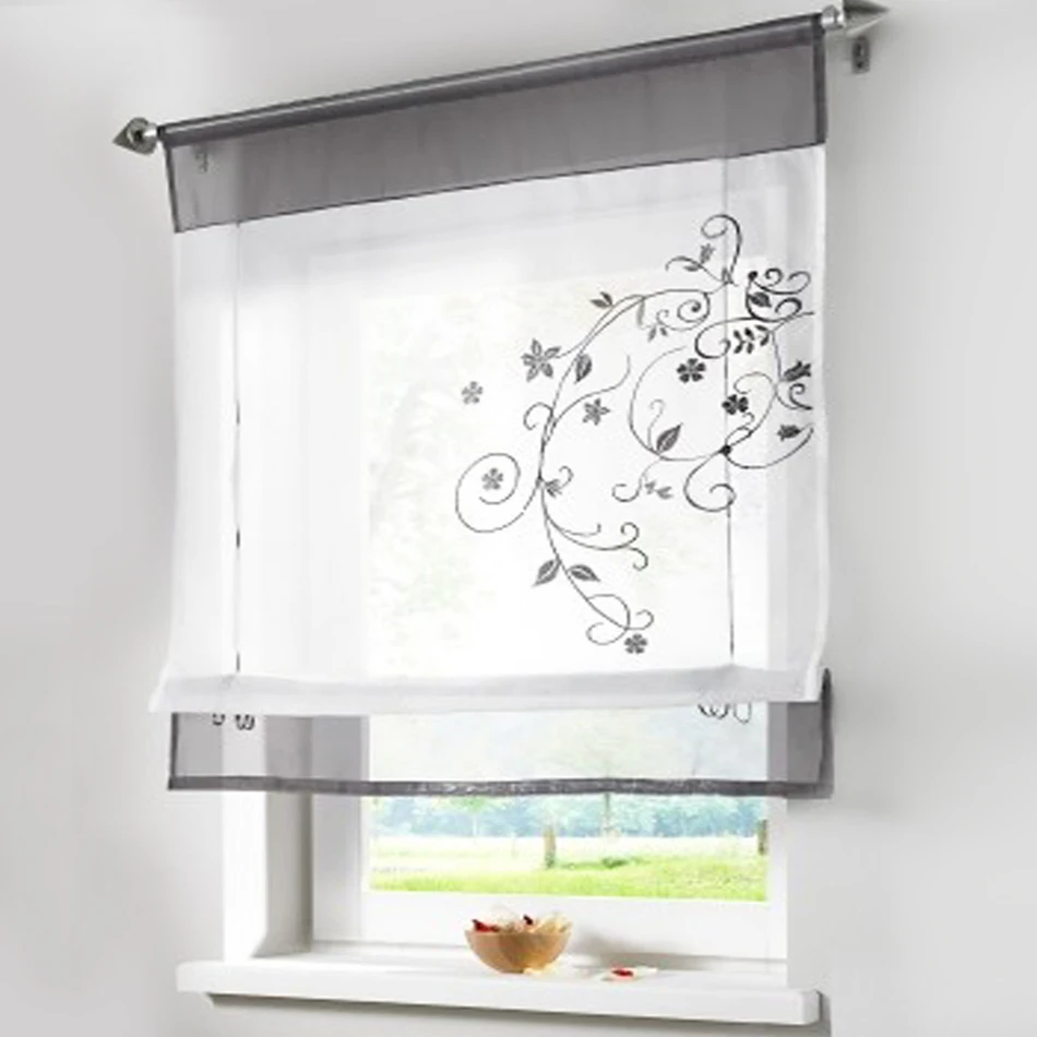 Buy New European style embroidery roman curtain roller