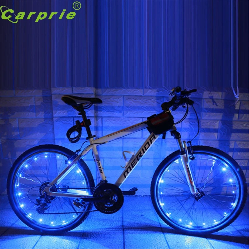CARPRIE супер Прямая поставка Новый 2 м/20LED мотоцикл Велоспорт велосипед спица для