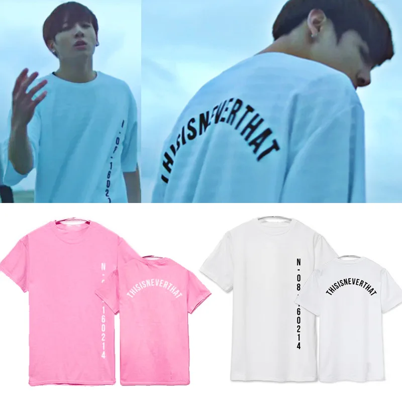 

kpop Bangtan Boys short-sleeved T-shirt SAVE ME Mood for Love JUNGKOOK short sleeved T shirt k-pop tshirt women k pop clothes