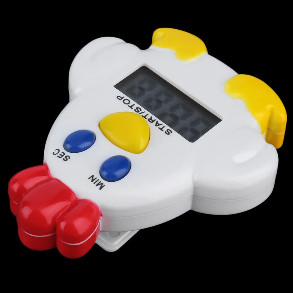 1 Pcs Mini Keluarga Kartun Ayam Pengingat Kitchen Timer 99 Menit 59