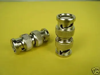 

BNC Male to Male Coaxial Coupler Connector Plug BMM 100PCS