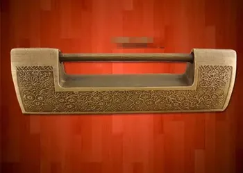 

Hardware accessories Antique copper lock cross open padlock bolt lock old Chinese wedding gift cabinet accessories