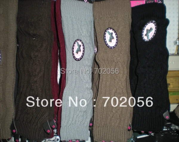 

2015 winter Knitted Arm Warmers Fingerless long Gloves 24 pairs/lot mixed colors #3415