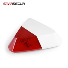 Wireless Outdoor Strobe Flash Siren Smart Home Alarm For H6 Wireless Alarm System Security wireless flash strobe siren outdoor waterproof alarma for kerui gsm pstn wireless home security alarm system