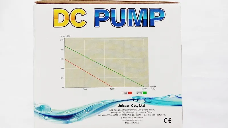 Jebao DC1200 погружной насос постоянного тока с переменной скоростью, идея для нано-бака