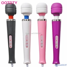 10 скоростей, волшебная палочка, массажер с мотором для ног, массаж всего тела, вибратор с европейской вилкой# Y207E#, Лидер продаж