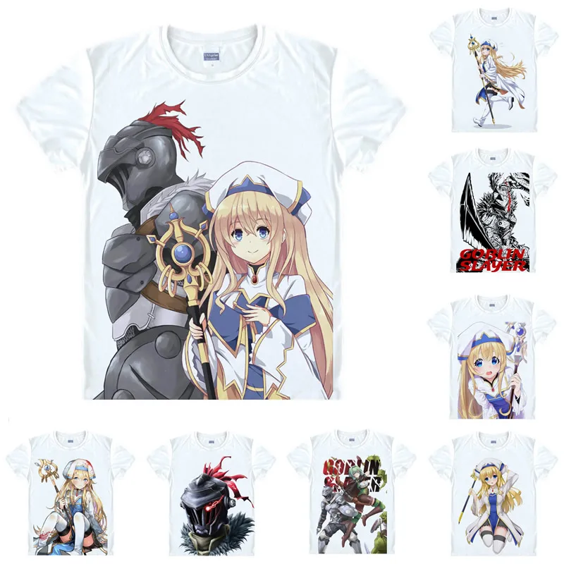 Coolprint Goblin Slayer футболка Goburin Sureiya Priestess Onna Shinkan Повседневная футболка премиум-класса футболки с короткими рукавами и принтом