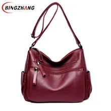 Женские повседневные сумки через плечо, женские сумки-мессенджеры, дизайнерские сумки на молнии, женские сумки-мессенджеры, женские кожаные сумки, L4-3271