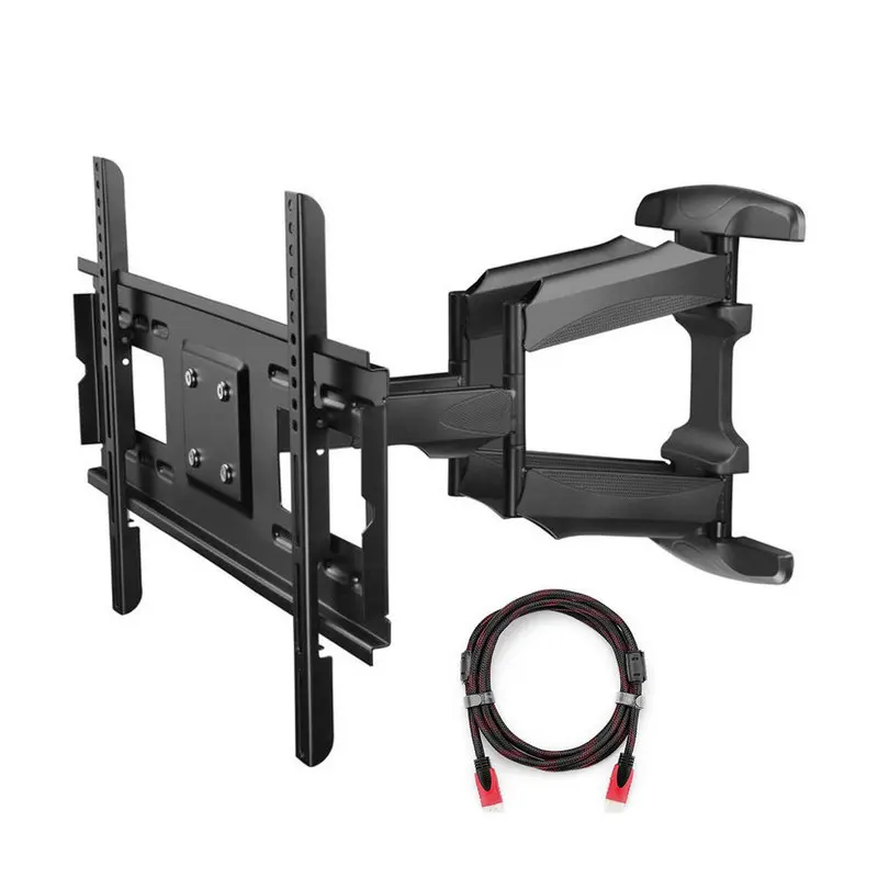 Articulating Full Motion TV Wall Mount Bracket for 32" 75" LED LCD Plasma TVs up to 165 lbs with