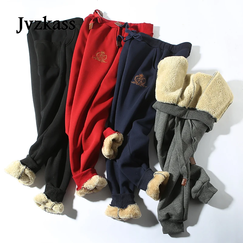sweatpants with wool inside