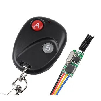 

Wireless Micro Remote Control Switch Mini Receiver 3.5v 3.7v 4.5v 5v 6v 7.4v 8.4v 9v 12v Small Receiver Transmitter 433.92Mhz