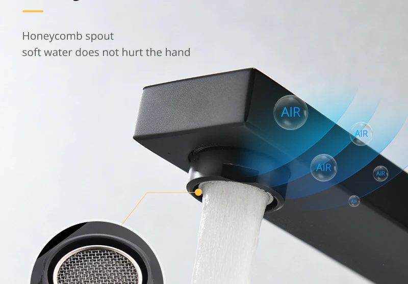 Matte Black Bathroom Faucet Single Handle Wall Mount Brass Basin Mixer Embedded box concealed Cold Hot Tap  (13)