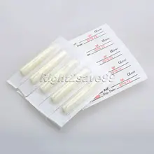 50 шт стерильные 9FT татуировки Советы ручка татуировка иглы машина белые пластиковые колпачки для татуировки Одноразовые стерлизованные насадки инструменты