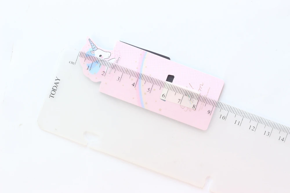 Domikee cute kawaii cartoon unicorn shape school student magnetic bookmark for books candy paper book marks stationery gift