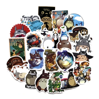 

50 Pcs/lot Japanese Movie My Neighbor Totoro Cute Stickers For Car Laptop Phone Bicycle Luggage Decal DIY Toy Sticker For Kids