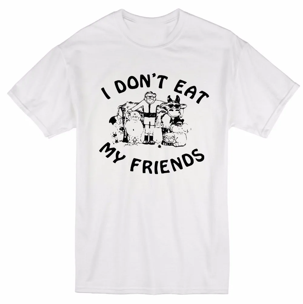 Я не ем My Friends Футболка-носили Моррисси BernardShaw Отправить предложение Бесплатная