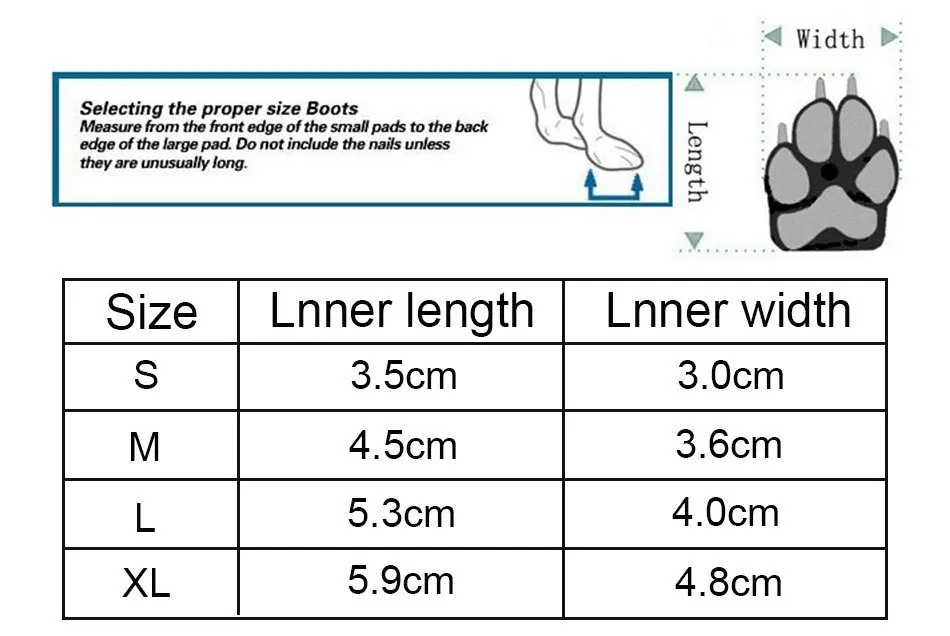 RFWCAK 4 шт. собаку обувь дышащая кроссовки Водонепроницаемый Anti-slip Pet Сапоги Paw протектор теплый Светоотражающие Pet поставки