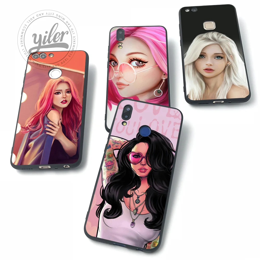 

Coque For Case Huawei NOVA 3 3i Fashion beauty for Huawei P20 Pro LITE Case for Huawei P Smart P10 lite P8 P9 lite 2017 Cases
