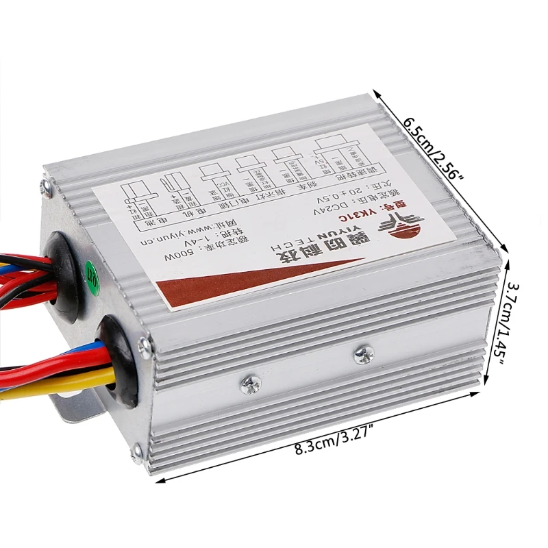 DC 24V 500W регулятор скорости мотора 30A для электрического велосипеда скутера