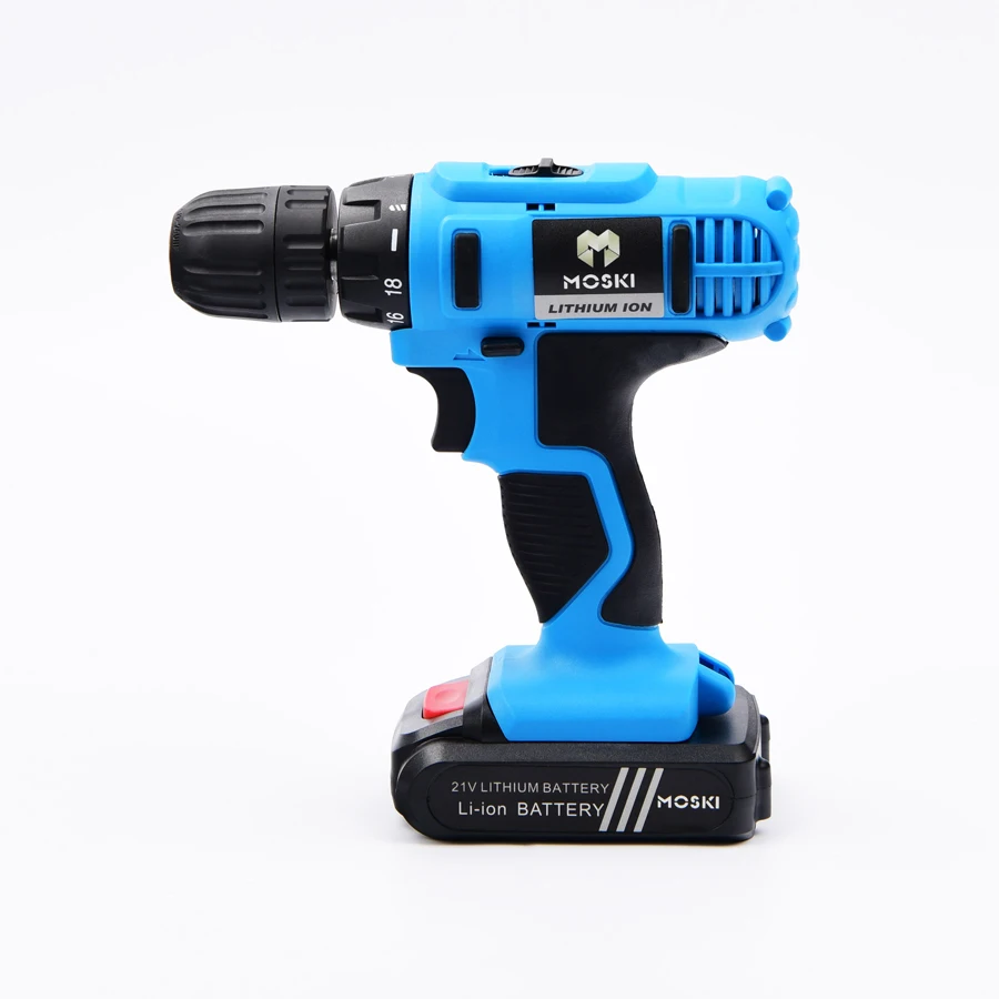 MOSKI ,2017 NEW 21V DC New Design Mobile Power Supply Lithium Battery Cordless Drill/Driver Power Drill Tools Electric Drill