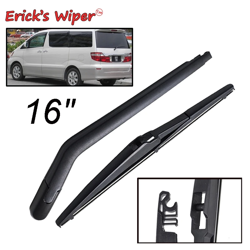 Erick's Wiper 1" Задняя щетка стеклоочистителя и рычаг комплект для Toyota Alphard AH10 лобовое стекло 2002 2003 2004 2005 2006 2007 08