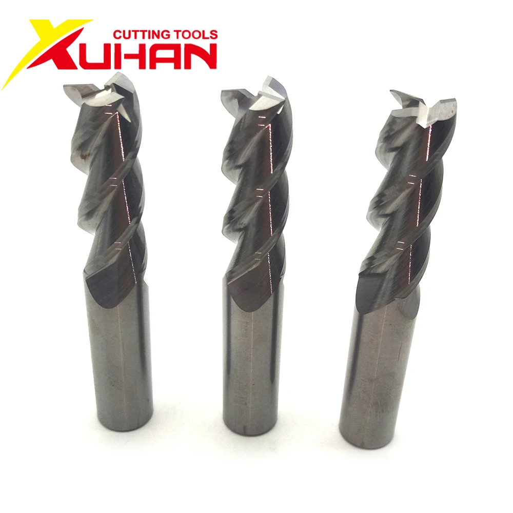 

3Flute Φ12*75L carbide end mill Aluminum Wood milling cutter Tungsten Steel endmills Tool By Cnc Maching