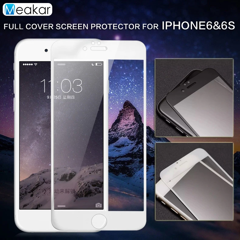 

0.2mm 9H Full Cover 4.7For iPhone 6s Tempered Glass Film Screen Protector Glass For Apple iPhone 6s iPhone 6 s Phone