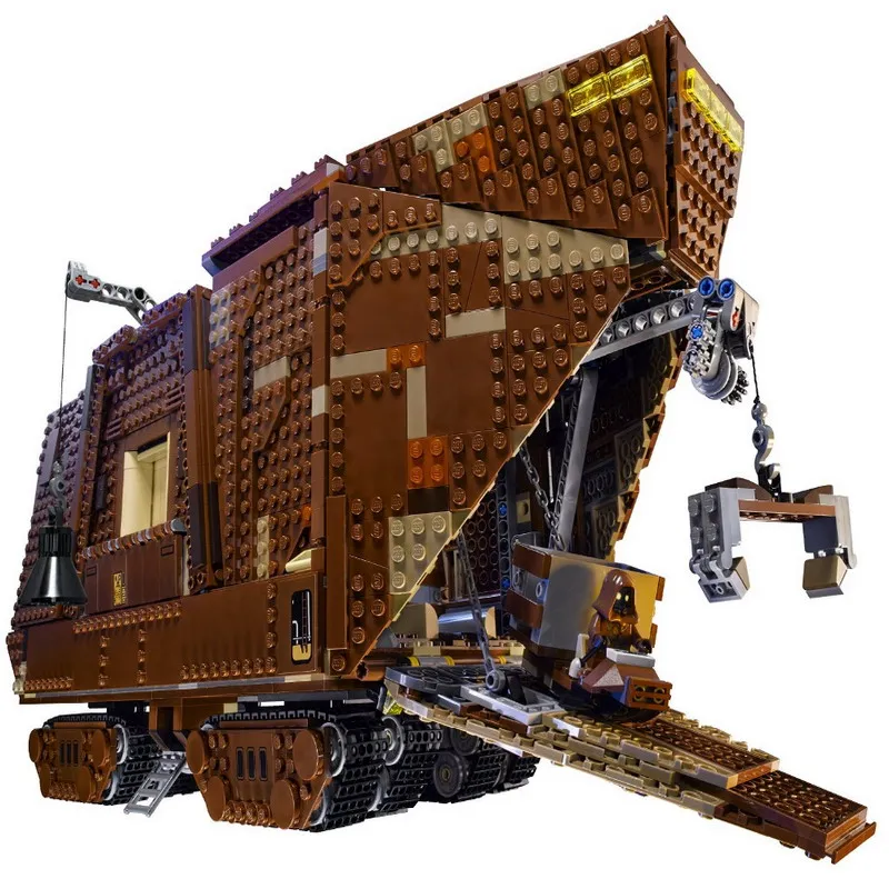 

3346Pcs LEPIN 05038 Star Wars Sandcrawler Figure Blocks Compatible Legoe Construction Building Bricks Toys For Children