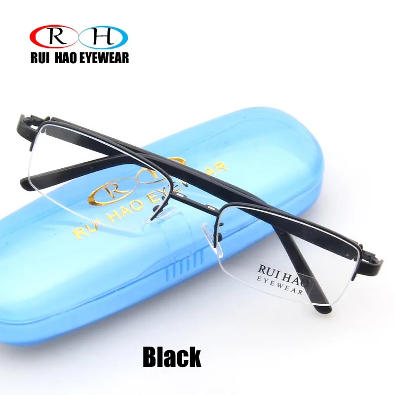 

Optical Eyeglasses Frame Prescription Glasses Frame Rui Hao Eyewear Brand Rectangle Alloy Eyewear Frames 573