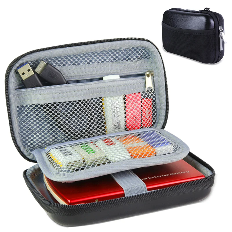 

2018 New Portable Digital Accessories Storage Bag for Earphone Data Cable HDD U Disk, SD Card Phone Power Bank Travel Organizer