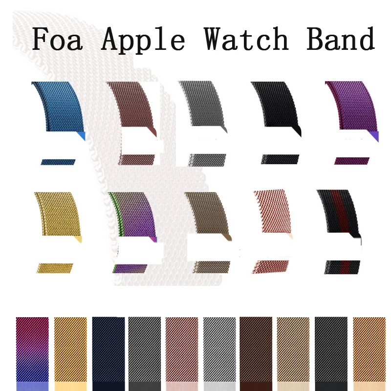 

Milanese Loop Band for Apple Watch 38/42mm Series 1/2/3 Stainless Steel Strap Belt Metal Wristwatch Bracelet Replacement Joyozy