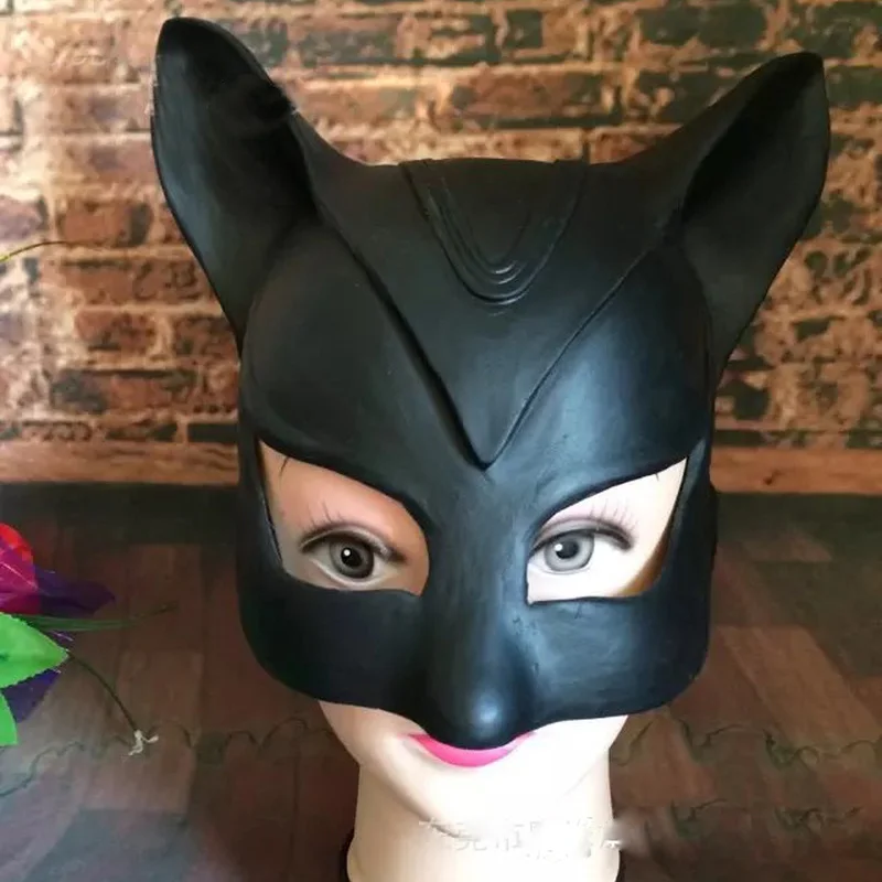 Catwoman Sexy Toy Cosplay Cat Mask Fetish Sex Role Accessories Female
