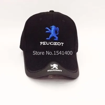 Новое поступление автомобильные однотонные бейсболки peugeot для женщин и мужчин