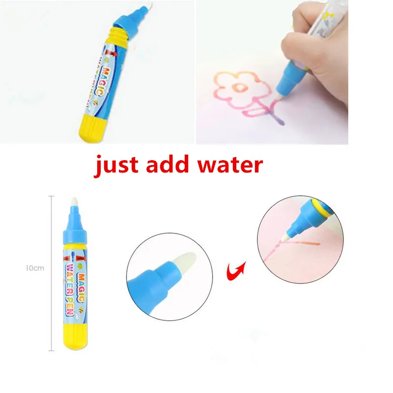 Новый безопасный детский водный коврик для рисования с 1 волшебной ручкой живопись доска для рисования игрушки для рисования Ранние