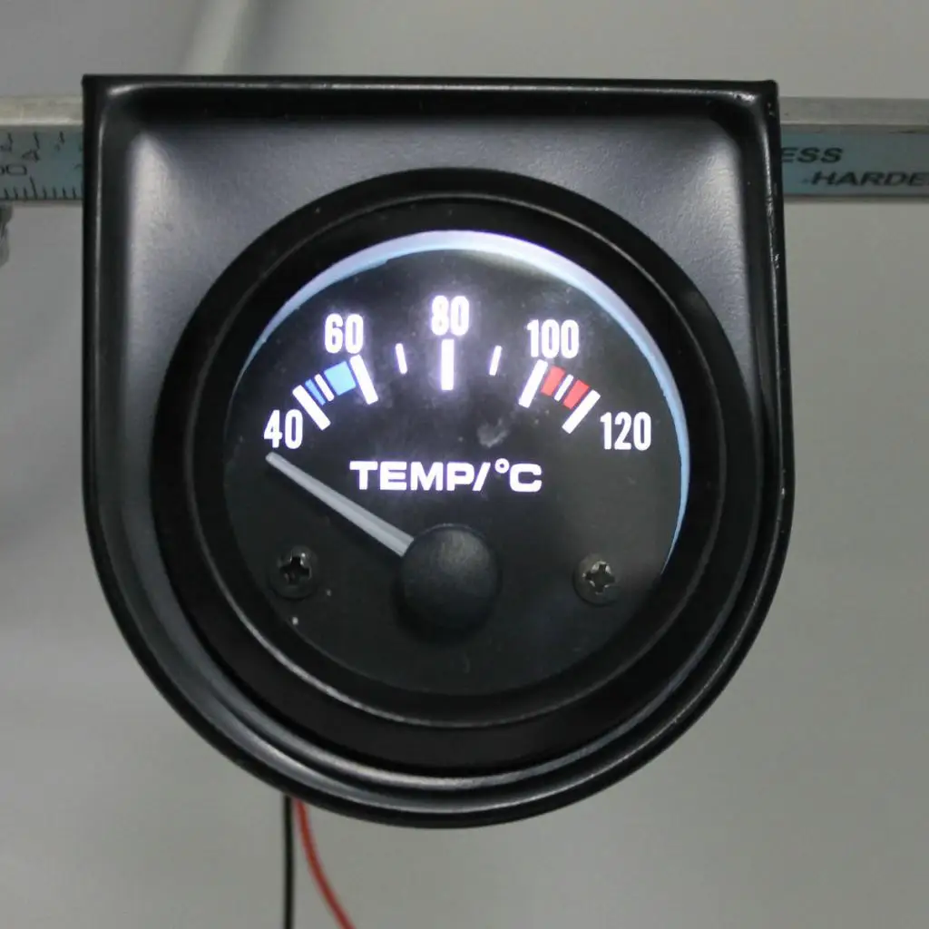 Digital Electric Water Temp Gauge Oil Pressure Indicator Tachometer Temperature Meter 12V DC 52mm for Car Motorcycle