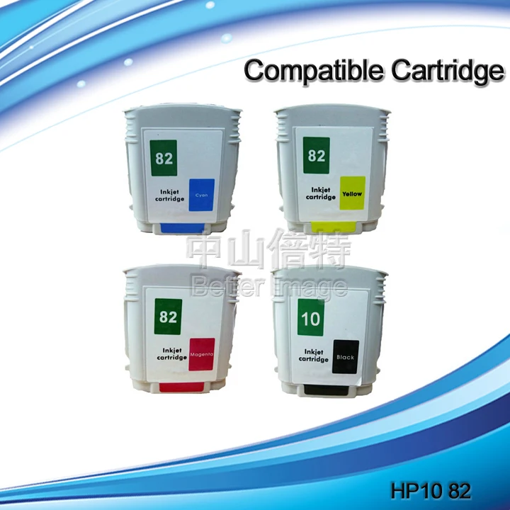 

XIMO Compatible ink cartridge C4844A C4911A C4912A C4913A for HP10 82 for HP500 800 1000,ITEMS IN STOCK